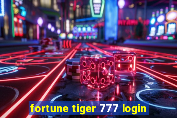 fortune tiger 777 login